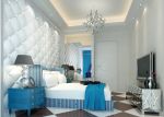 地中海风格单身豪华卧室装修效果图片