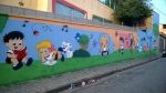 简约幼儿园外装外墙彩绘效果图