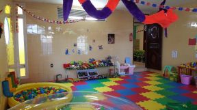 高档幼儿园装修设计效果图 幼儿园地板装修效果图