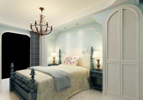 简约地中海风格单身豪华卧室装修效果图片
