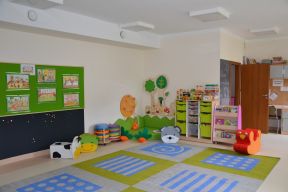 艺术幼儿园装修效果图 幼儿园地板装修效果图