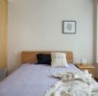 日式卧室布艺窗帘装修效果图片