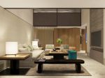 日式风格30平米客厅装修效果图