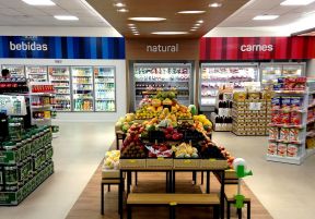 超市室内装饰图片 水果超市