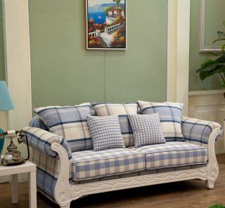 地中海风格客厅小户型沙发装修效果图片