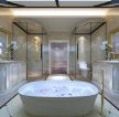 欧式别墅卫生间浴缸装修效果图片大全