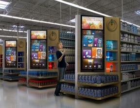 超市陈列设计图片 3d效果图