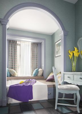 小卧室家具效果图 欧式简约风格