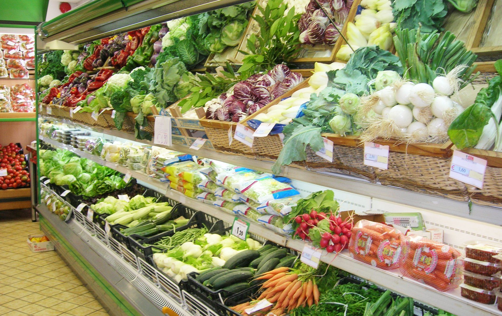 果蔬超市室内装修效果图图片