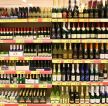 超市室内装饰饮品区图片