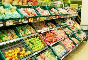 最新果蔬超市室内装修设计效果图片