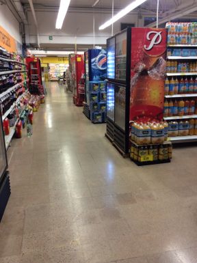 超市室内灰色地砖装修效果图片大全