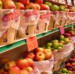 水果超市置物架装修效果图
