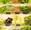 蔬果超市货架装修效果图集
