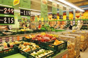 最新蔬果超市装修设计效果图欣赏