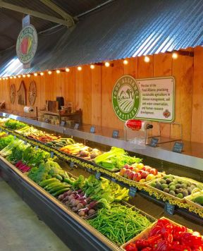 蔬果超市室内设计装修效果图2023图片