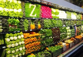 蔬果超市装修效果图 储物柜