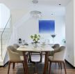 室内现代简约风格餐桌椅子装修效果图片