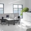 现代简约黑白装修风格简单办公室效果
