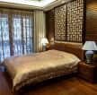 中式风格卧室木床装修效果图片