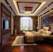 中式风格卧室电视墙设计效果图片