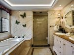 浴室大理石包裹浴缸装修效果图片