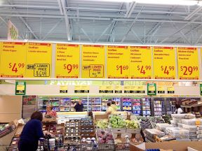 超市装饰图片鉴赏 超市吊顶装修效果图