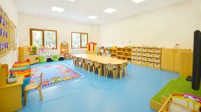 幼兒園教室簡單布置裝修效果圖片