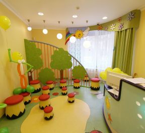 幼儿园地板装修效果图 英式田园风格设计