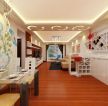 新中式风格家装餐厅壁画装修效果图片
