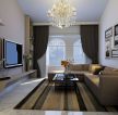 现代简欧风格小户型客厅沙发装修图片