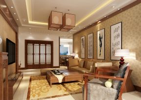 客廳設(shè)計(jì)效果圖 背景墻壁紙裝修效果圖片