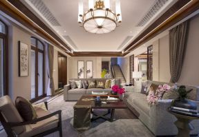 家裝客廳設(shè)計(jì)效果 吊燈裝修效果圖片