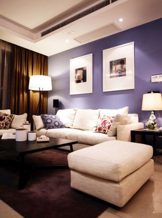 家装客厅设计沙发凳装修效果图片