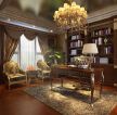 古典欧式风格家装房屋书房设计大全