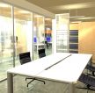 大型会议室现代办公室效果图