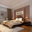 中式风格家居卧室壁纸装修设计效果图片