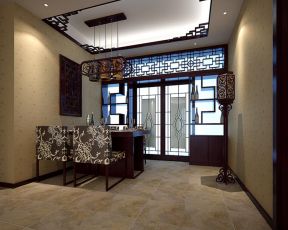 中式家裝風格 家裝餐廳效果圖