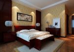 中式家装卧室壁纸装修效果图片