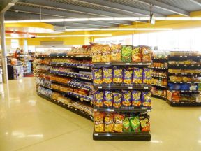 40-50平米超市装修效果图 超市货架陈列