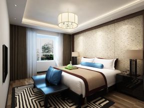 中式卧室壁纸 现代简约中式风格