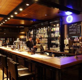 欧美风格酒吧吧台装修效果图2020图片-每日推荐