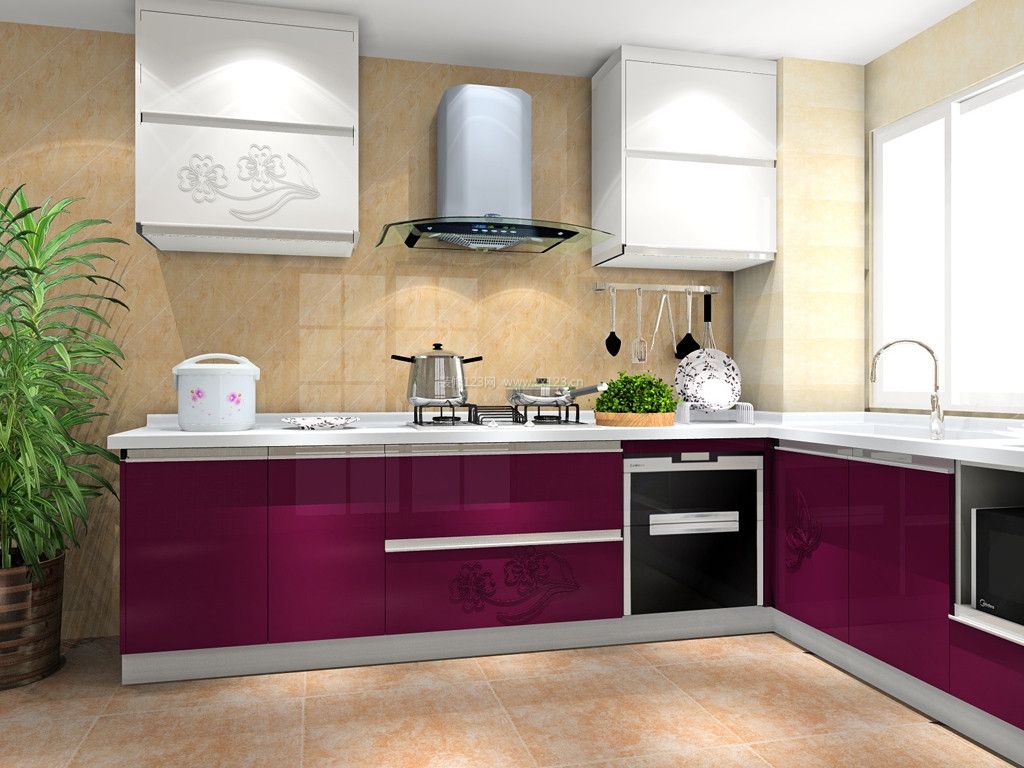 家装厨房橱柜颜色效果图