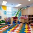 时尚现代风格幼儿园墙面布置图片 