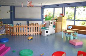 幼儿园建筑效果图 幼儿园地板装修效果图