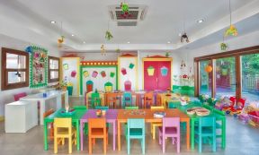 幼儿园室内建筑教室环境布置效果图