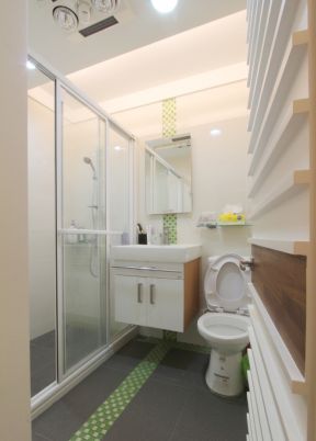 4平米卫生间装修图 卫生间淋浴隔断