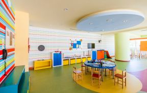 幼儿园墙面布置图片 现代设计