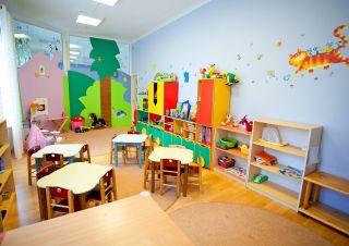 幼儿园建筑墙面布置效果图