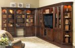 室内设计欧式风格办公室书柜